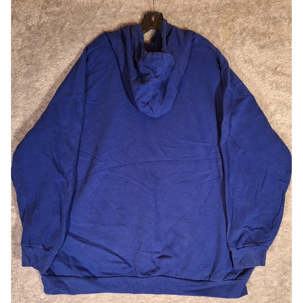 NBA Majestic Mens LA Clippers Basketball Hoodie Royal Blue Size 4X Sweatshirt - Picture 2 of 9